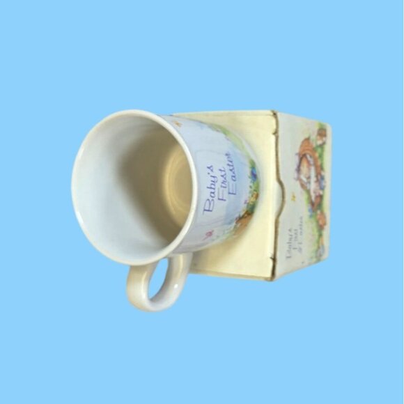 VTG Keepsake Mug Baby’s First 1st Easter Ceramic Mug Russ Berrie & Co. Baby show - Picture 5 of 10